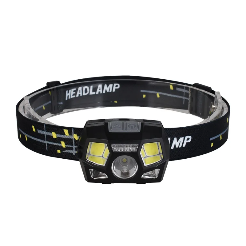 New Waterproof Motion Sensor LED Headlamp for Outdoor Activities Built-in Rechargeable Battery