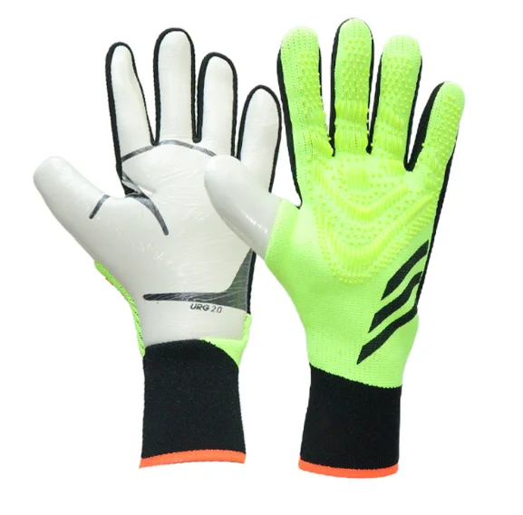 Custom Logo PU Latex Soccer Goalkeeper Gloves Best Quality for Outdoor Sports Training