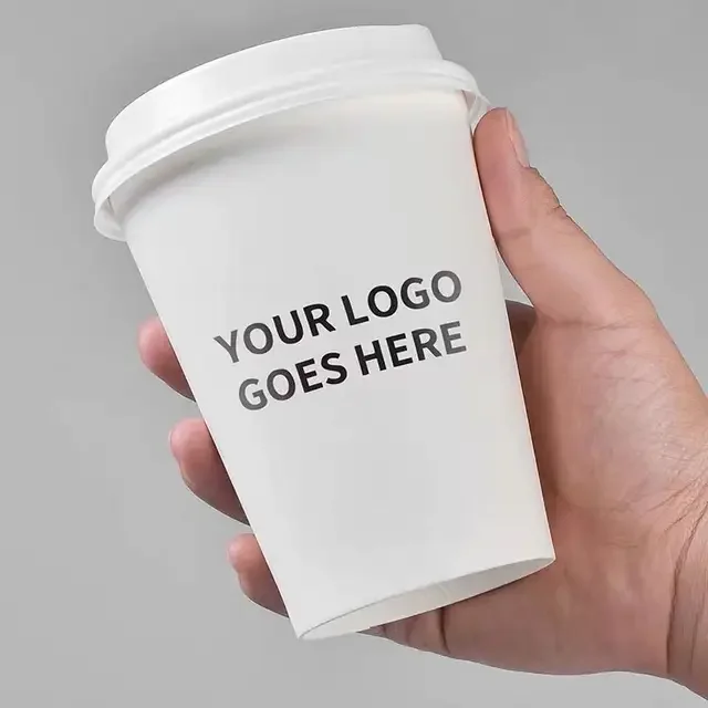 250ml Paper Cup With Pla Coating Pet Lid For Paper Cup Biodegradable ...