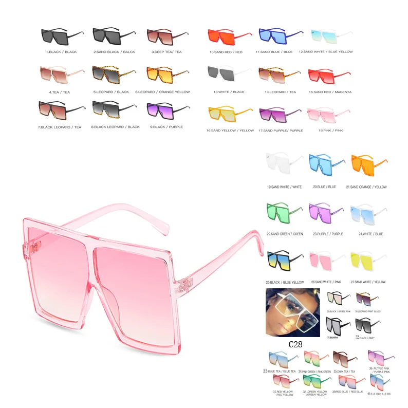 Leopard Frame Square Sunglasses for Women for sale