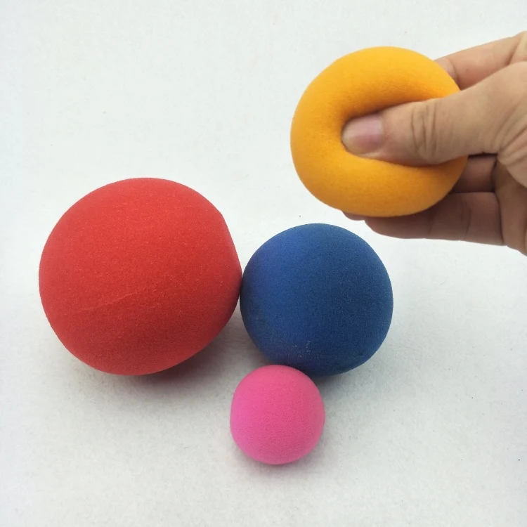 Wholesale Custom Soft Sponge Foam Toy Ball 10-100MM