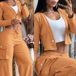 Independent New Fashion and Leisure Suit Women's Sports and Fitness Suit Home Daily Women's Clothing