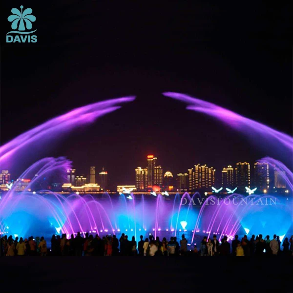 Free Customized Design Outdoor Lake Music Control Performance Fountain Show Pond Musical Dancing Water Fountain