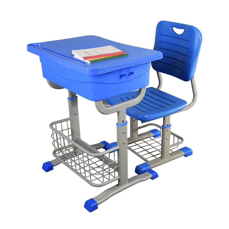 Modern School Chair And Desk Classroom Single Desk And Chair For High