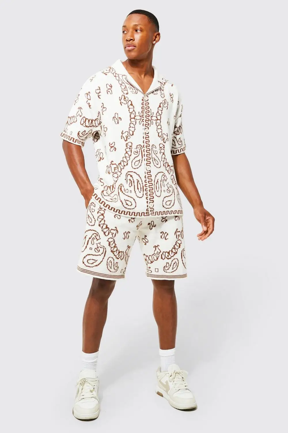 mens hawaiian two piece set