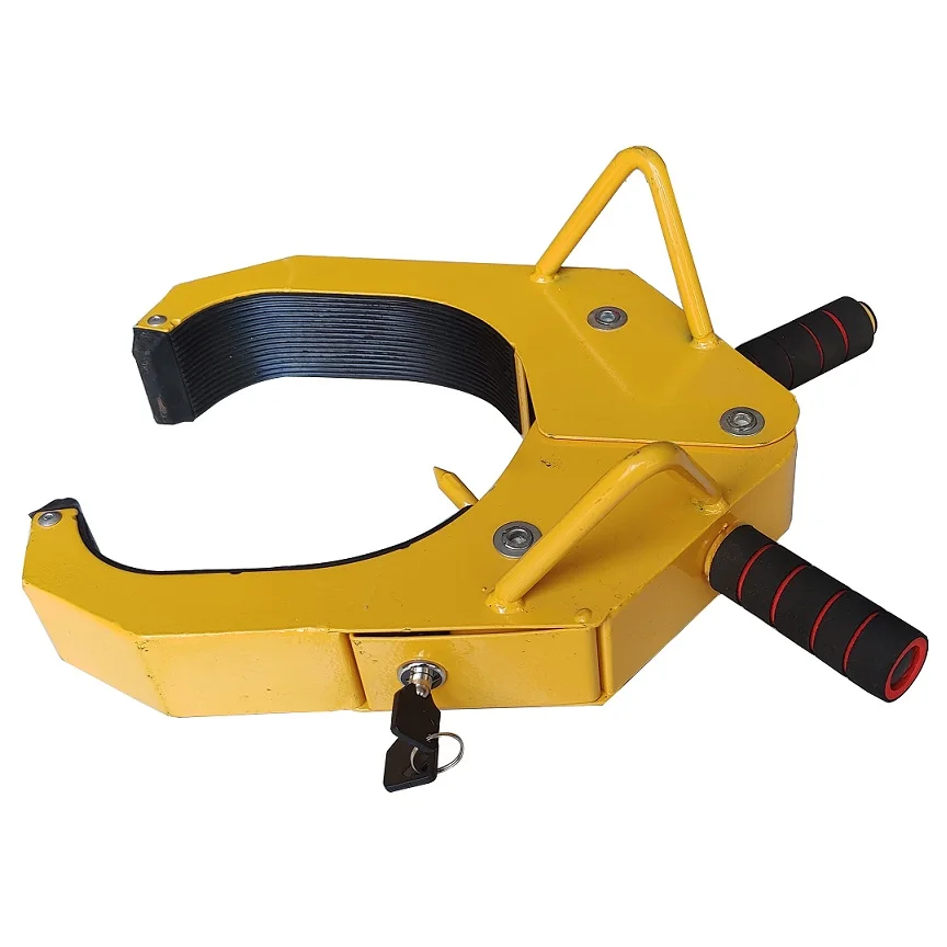 Adjustable Truck Cart Antitheft Tire Heavy Duty Metal Trailer Wheel