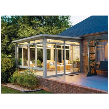 Customizable Sun Room Glass House Aluminum Alloy Outdoor Villas Gardens 4 Seasons Sunroom Price