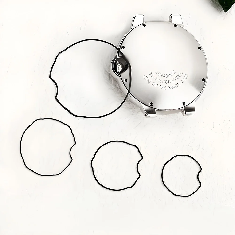 Factory Customized High Sealing 0.01mm Accuracy / Wear Resistance Silicone O-Ring Seal Rubber Watch O Rings Gasket for Watches