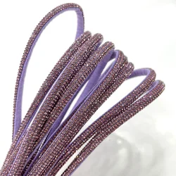 s577 new cotton rhinestone strips crystal