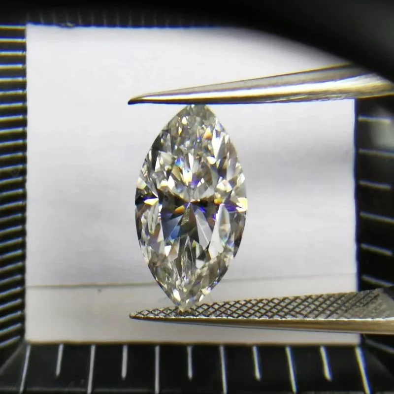 10 Pezzi Da 0,7 Mm A 1,30 Mm Moissanite Bianco D Colore - Foto 11