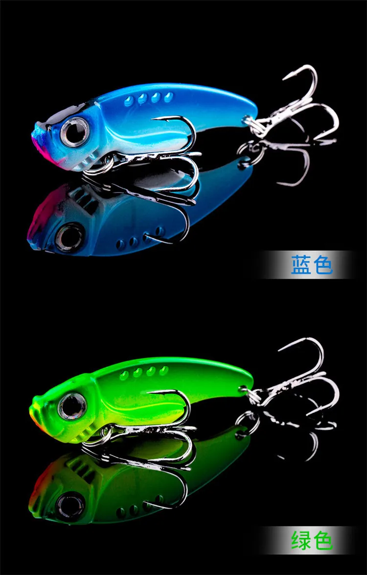 Wholesale Vibrating Lipless Crankbait Tungsten Ice Fishing Jigs Metal