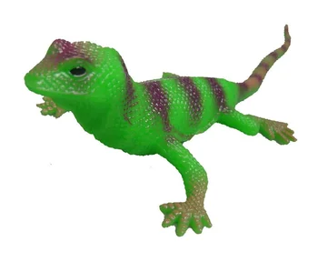 GZqiancang – Lot De 4 Lézards En Caoutchouc TPR Souple, Jouets Réalistes Pour Enfants, Décoration De Table, Accessoires Photo, 4 Modèles Différents