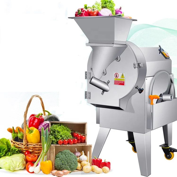 Electric Vegetable Dicer and Slicer Machine Commercial Vegetable Chopper  Dicing Machine Automatic Potato Onion Slicing Cube