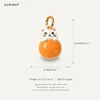Orange Juice Cat Charm