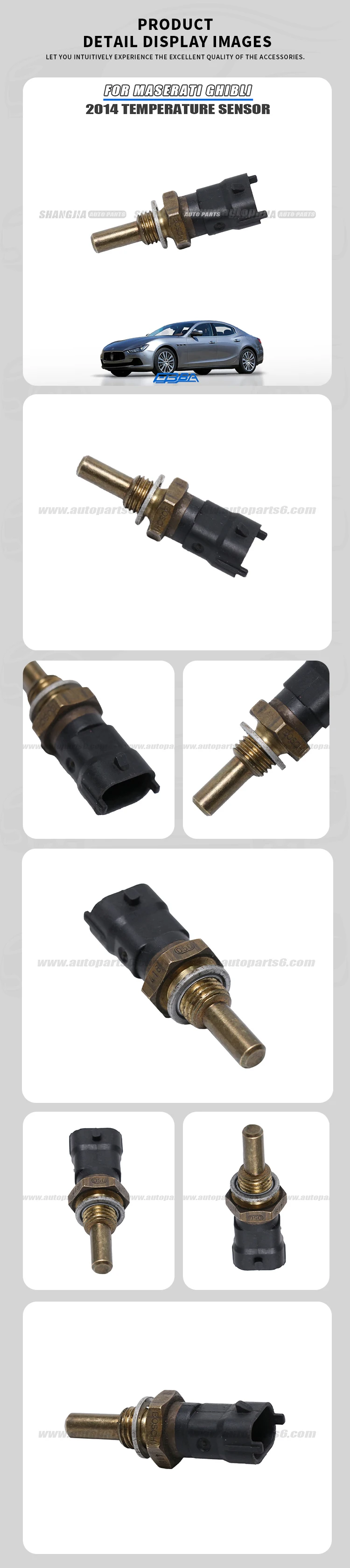 product good reputation brass ntc thermistor coolant temperature sensor for maserati ghibli 2014 670005736-3
