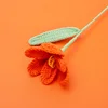 Ramo de tulipanes abiertos terminado (naranja)