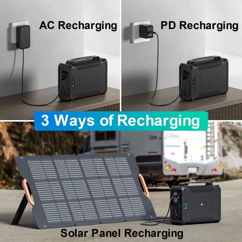 Heated Electronic Fast Charging Power Bank 12V Cigar Lighter 100000Mah Dual USB PD65W Portable 12 24 Volt LifePo4 Power Station