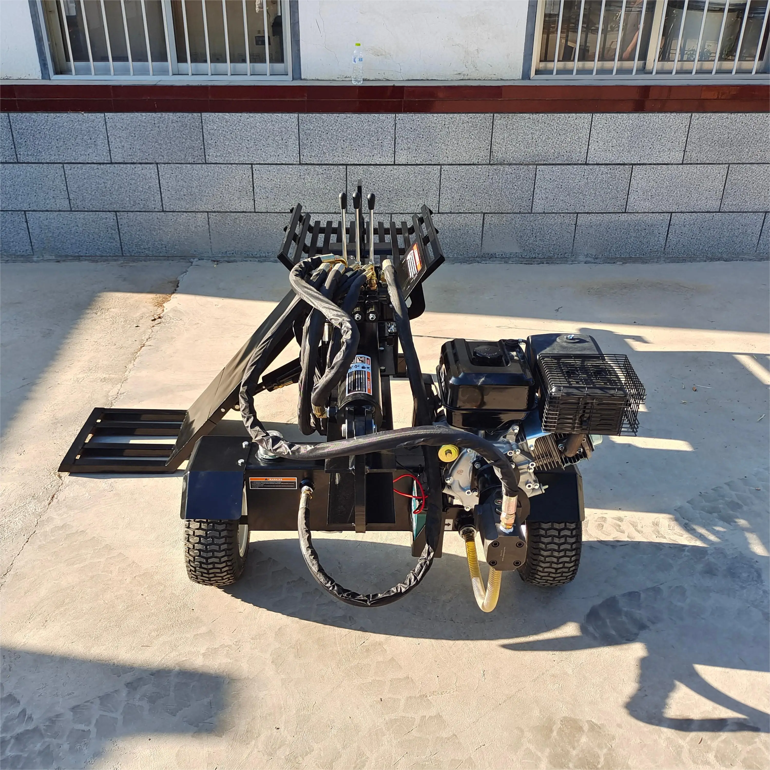 LWS610-35T/30T/20T Firewood Processing Machines Log Splitter Gasoline Hydraulic Log Splitter for Wood