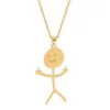 Golden cross chain 45-5cm