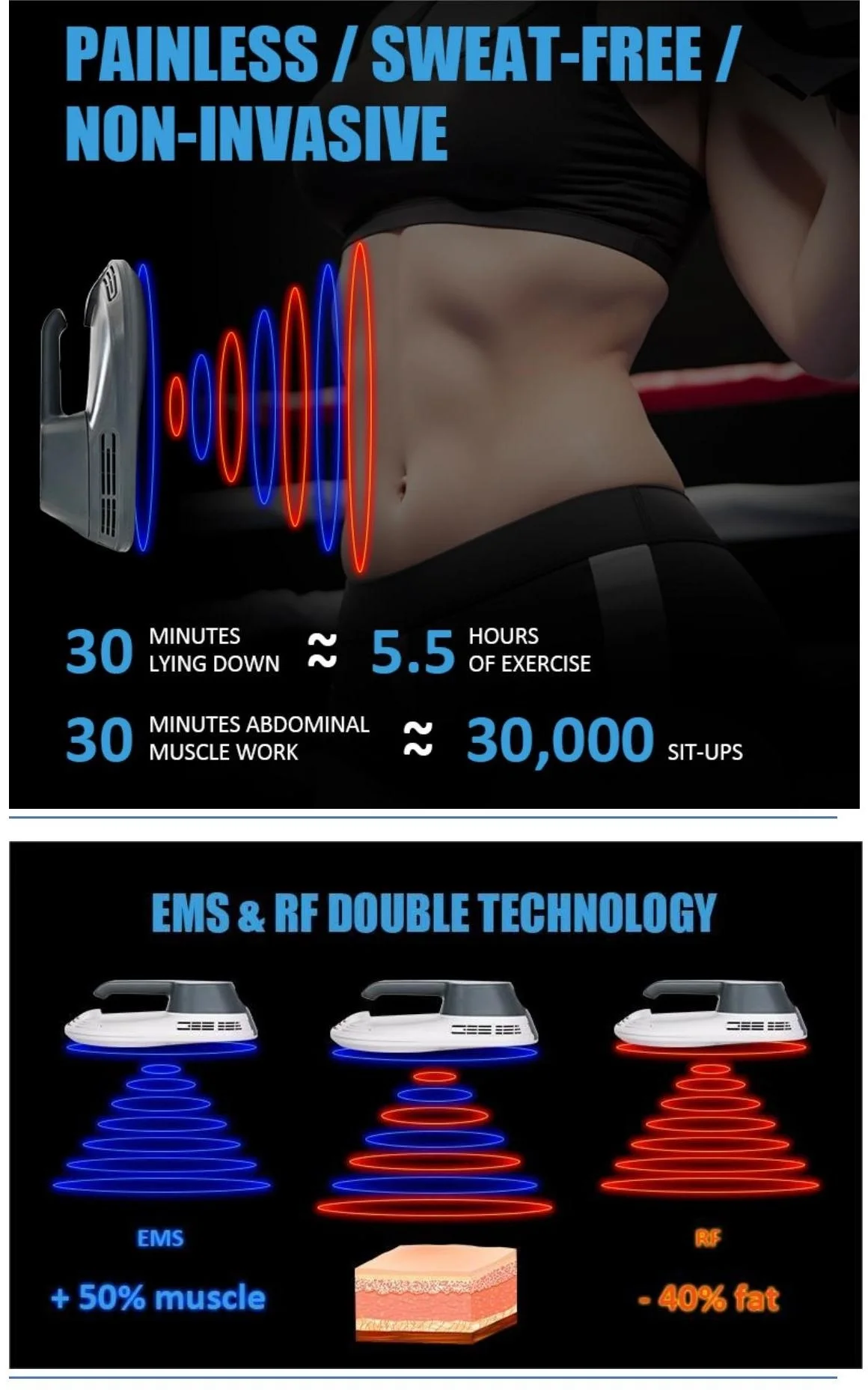 Vertical Ems Slim Machine with RF For Muscle Building Cellulite & Fat Reduction Treatment EM Slim Neo Sculpt Body Equipment 15T