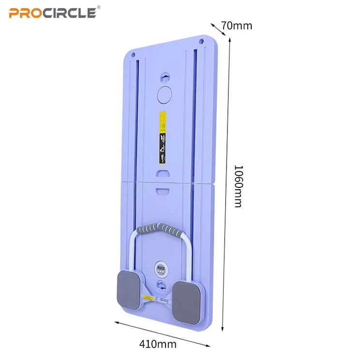 KB2013 Weight Loss Exercise Training Equipment Automatic Rebound Plate Multifunctional Fitness Tablet Rolling Belly Wheel