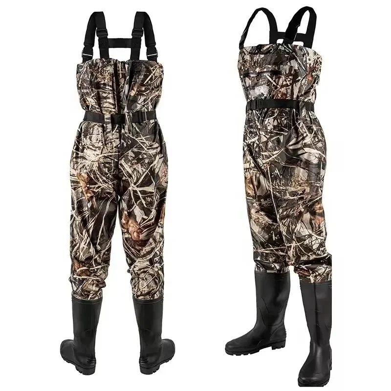 Waterproof Bootfoot Nylon Wader Waders Fly Fisherman Waders With Boots for Men