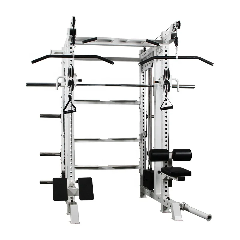 Many Types Hot Sale Commercial Gym Fitness Equipment Power Squat Multi Functional Rack Smith Machine