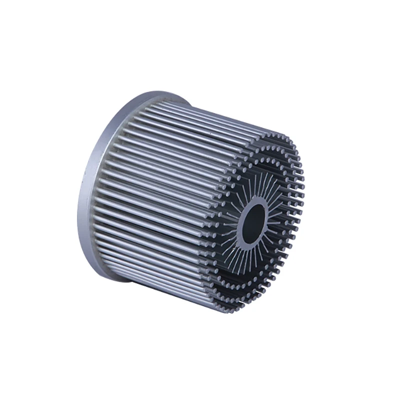 Custom Heatsink Large Round Extruded Aluminum Profiles Industrial Sunflower Profile Radiator Cooler Aluminum Led Heat Sink