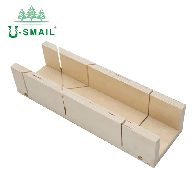 12 Inch DIY Home Wood Tool 0/45/90 Cutting Degree Mitre Box Quality Wholesaled Small Mini New Clamping Woodworking Miter Box