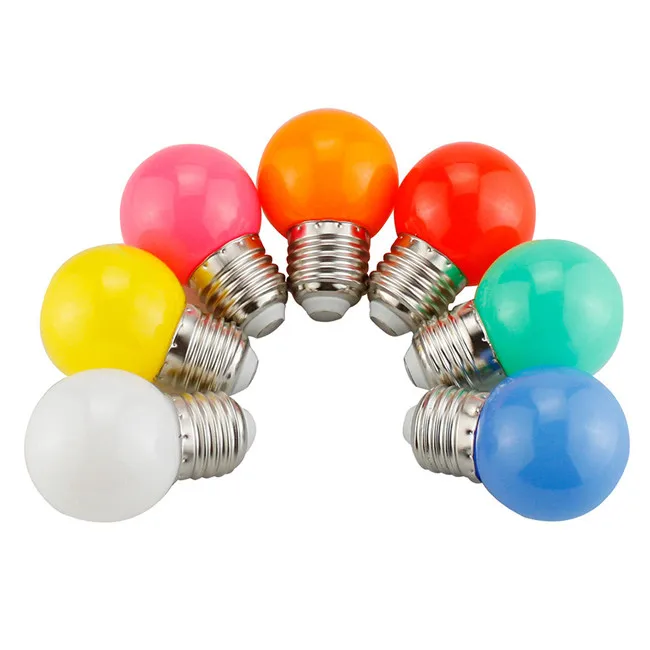 G45 Multicolor Christmas Decorative Led Mini Lantren Bulb for Indoor Outdoor