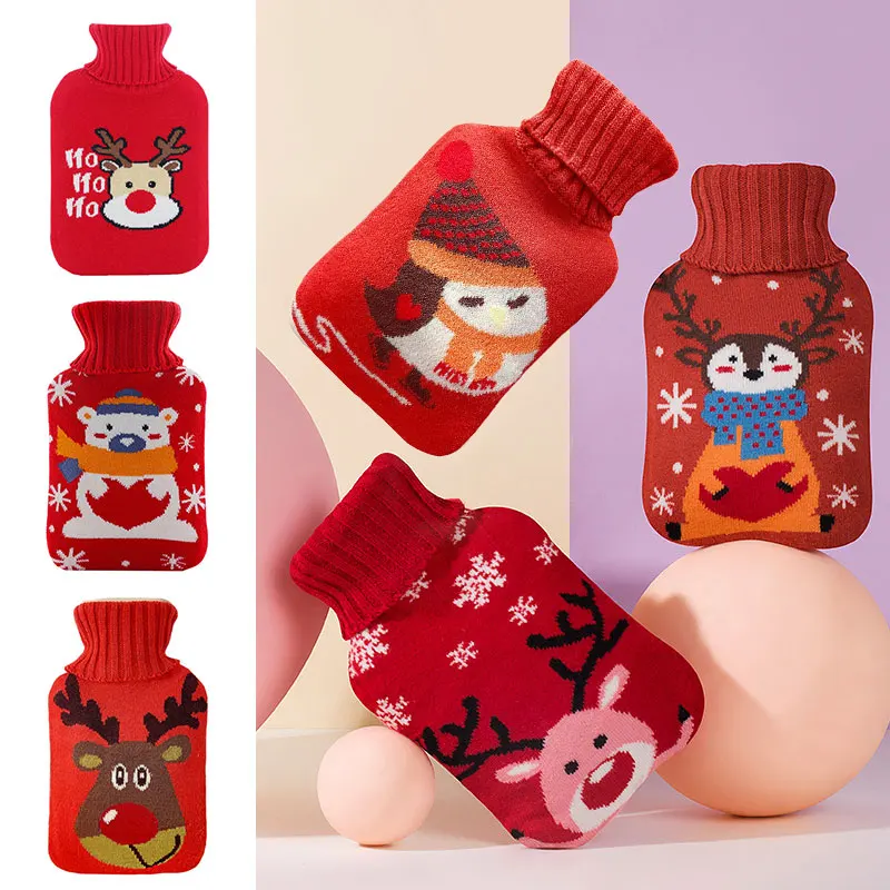 1000 мл впрыска воды милые бутылки горячей воды теплый подарок мешок горячей воды для талии массаж