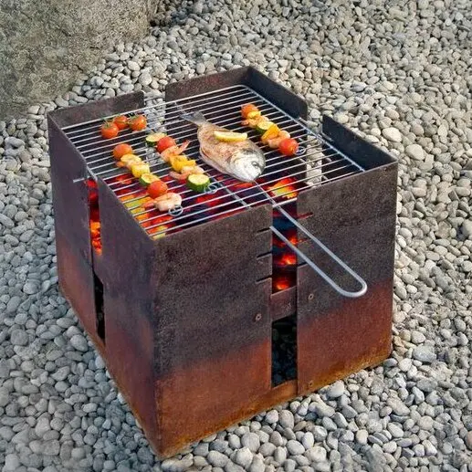 Outdoor Grill Corten BBQ customized, wholesale, cheap-keweicorten