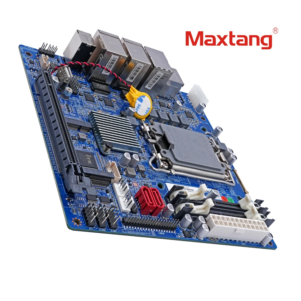 Desktop Pc Gaming Mother Board FCLGA1700 Socket H610 Chipset Dual Ddr4 Mini Itx Motherboard for Intel Raptor Lake Processors