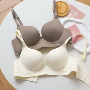 Authentic Summer Thin Style Women's Intimates Small Breasts Push-Up Enlargement Adjustable Breast-Retracting Solid Seamless Bra