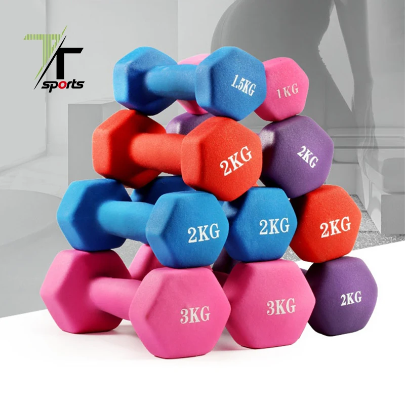 Ergonomic Silicone Dumbbells Perfect for Women's Fitness