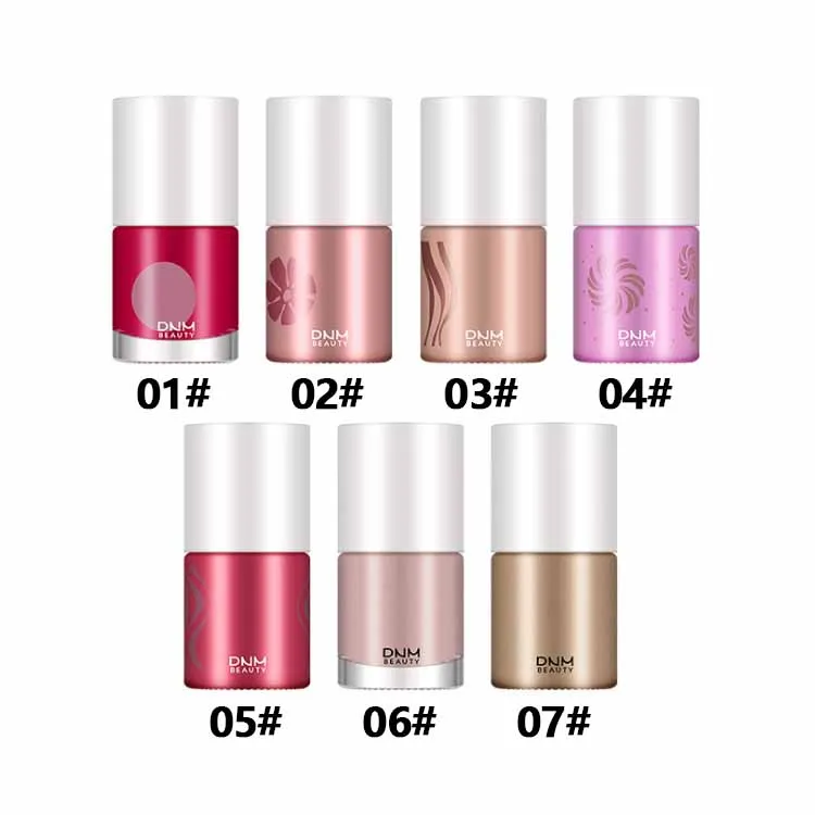 DNM средства ухода за губами оттенок и жидкость для губ румяна-Ортодонтическая щёчная направляющая двойного назначения для щек, Матовая жидкая губная помада для губ матового студент Макияж 7 видов цветов