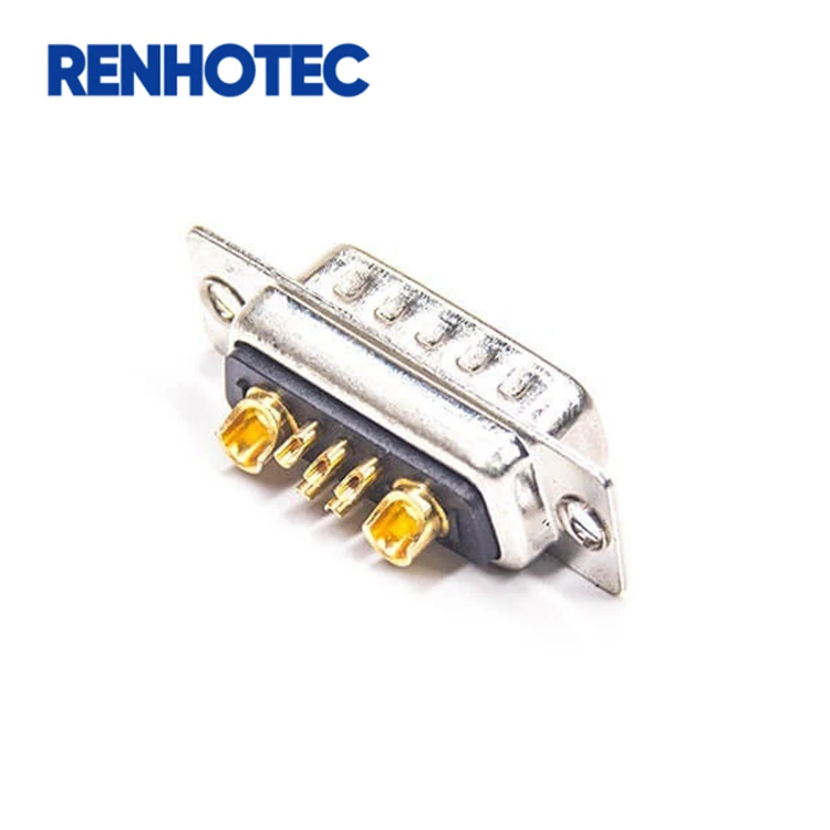 DB 7W2 Connector D Sub Combo 7W2 Male Solder Type