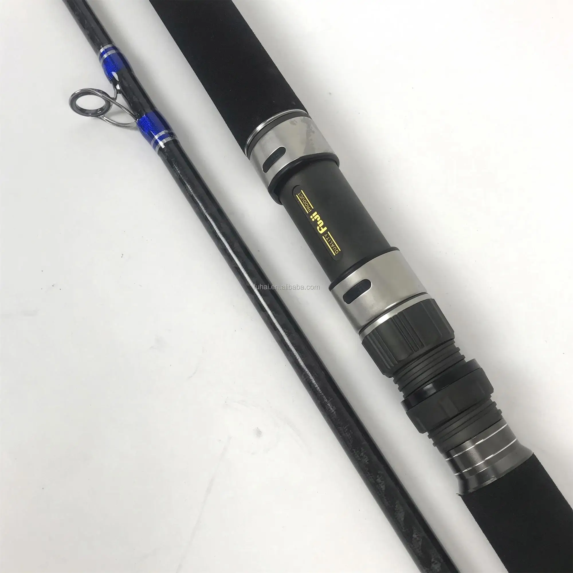40T Carbon Fiber Spinning Fishing Rod with Abalone Shell 2 Section Japan Fuji for Carp Target Species in Rivers Streams Lakes 40T Carbon Fiber Spinning Fishing Rod with Abalone Shell 2 Section Japan Fuji for Carp Target Species in Rivers Streams Lakes