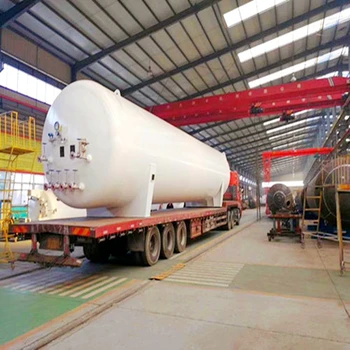 Vacuum Insulated 20M3 Cryogenic Liquid Oxygen Storage Tank With Vaporizer For Hospital Supply