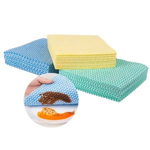 Disposable Eco-Friendly J Cloth Viscose Nonwoven Fabric Polyester Cleaning Cloth for Daily Use in Kitchen Table and Floor