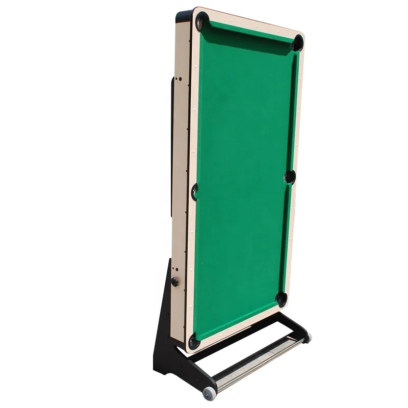 Cheap Price 6ft Folding Pool Table With Wheels Small Size Billiard