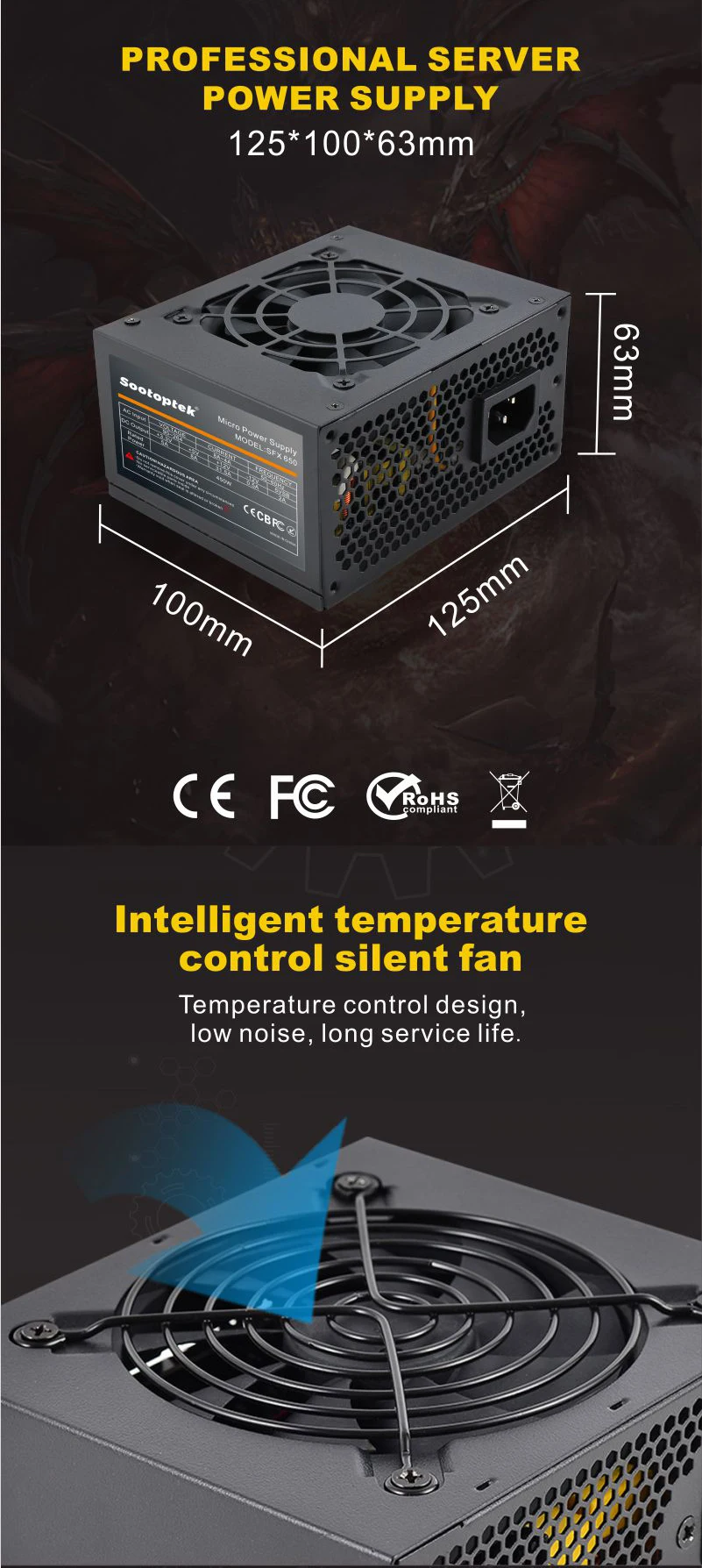 Factory Price Micro P4 Atx Power Supply 500w 450w Atx Computer ...