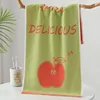 Apple towel green