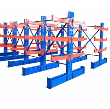 Warehouse cantilever shelf plate pipe heavy bracket can be customized to store irregular products