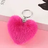 Rouge prune -6cm petit coeur pêche
