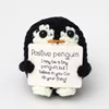Tarjeta de PC pingüino negro
