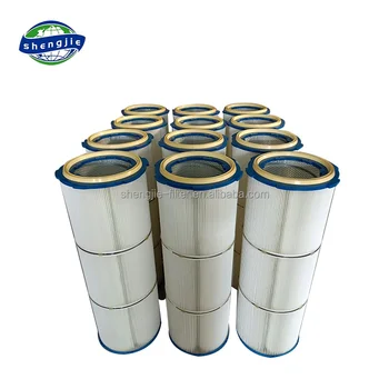Wholesale Industrial Dust Removal Membrane Six Lugs air Dust Filter Cartridge