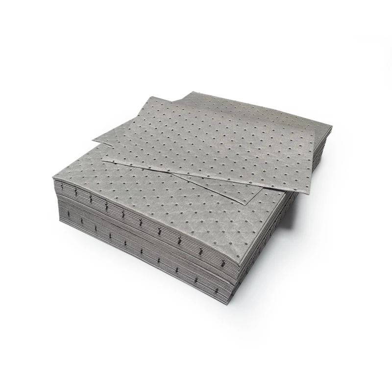Eco-friendly Oil Spill Mat Absorb Hydrocarbon Water and Liquid Universal Absorbent Pads