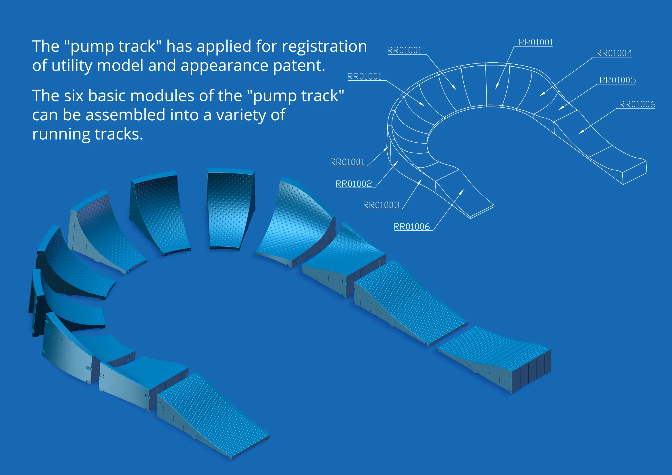 Running river cheap pump track