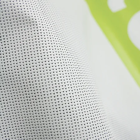 Banderole en PVC à mailles de silicone avec doublures de